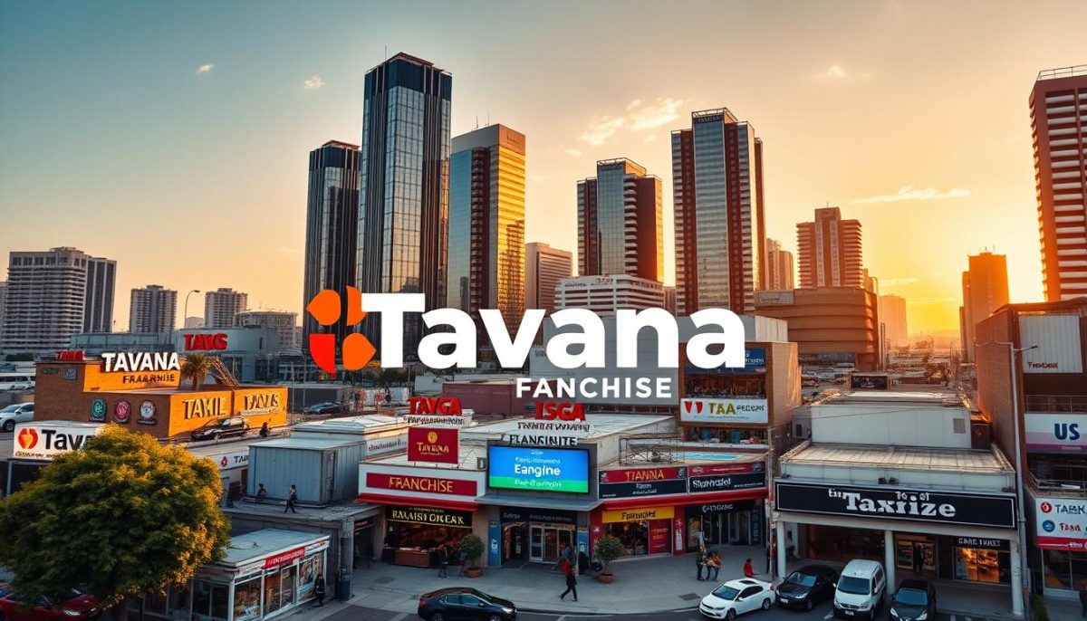 A bustling urban landscape in Turkey, with prominent skyscrapers and office buildings in the background. In the foreground, the Tavana Franchise logo stands out, its vibrant colors and bold typography commanding attention. The middle ground features a diverse array of franchise businesses, including cafes, retail stores, and service providers, all thriving within the dynamic Turkish marketplace. Warm, golden lighting illuminates the scene, creating a sense of prosperity and growth. The image conveys the energy and potential of the Turkish franchise industry, inviting the viewer to explore the marketing strategies that can propel Tavana Franchise to new heights of success. A bustling urban landscape in Turkey, with prominent skyscrapers and office buildings in the background. In the foreground, the Tavana Franchise logo stands out, its vibrant colors and bold typography commanding attention. The middle ground features a diverse array of franchise businesses, including cafes, retail stores, and service providers, all thriving within the dynamic Turkish marketplace. Warm, golden lighting illuminates the scene, creating a sense of prosperity and growth. The image conveys the energy and potential of the Turkish franchise industry, inviting the viewer to explore the marketing strategies that can propel Tavana Franchise to new heights of success.
