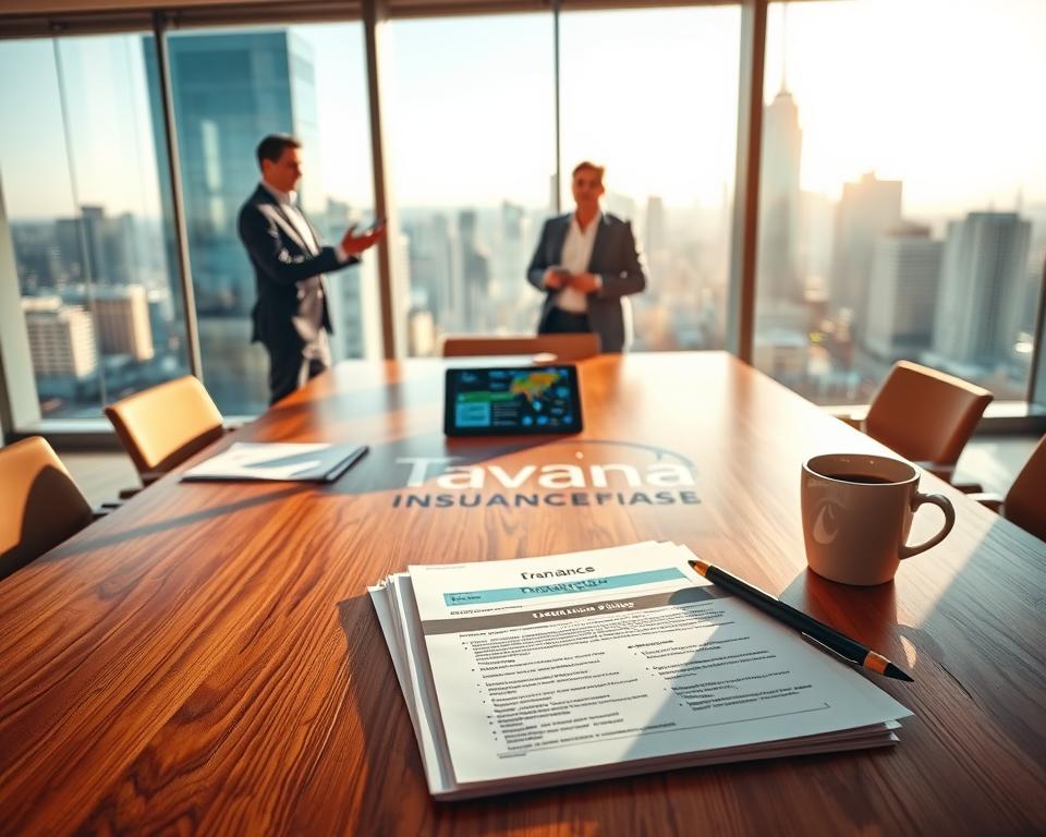 A visually striking and informative image of "franchise insurance coverage" that captures the essence of the section title. An expansive, well-lit office interior with a large window overlooking a bustling city skyline. In the foreground, a wooden conference table is adorned with the "Tavana Franchise" logo. Atop the table, a stack of insurance policy documents, a tablet displaying coverage details, and a mug of coffee. Behind the table, two businesspeople in professional attire are engaged in a discussion, gesturing toward the paperwork. The lighting is warm and natural, casting a soft glow over the scene. The camera angle is slightly elevated, providing a comprehensive view of the space. The overall mood is one of productivity, diligence, and the importance of comprehensive franchise insurance coverage. Prompt A spacious, well-lit office interior with a large window overlooking a city skyline. In the foreground, a wooden conference table with the "Tavana Franchise" logo, displaying insurance policy A visually striking and informative image of "franchise insurance coverage" that captures the essence of the section title. An expansive, well-lit office interior with a large window overlooking a bustling city skyline. In the foreground, a wooden conference table is adorned with the "Tavana Franchise" logo. Atop the table, a stack of insurance policy documents, a tablet displaying coverage details, and a mug of coffee. Behind the table, two businesspeople in professional attire are engaged in a discussion, gesturing toward the paperwork. The lighting is warm and natural, casting a soft glow over the scene. The camera angle is slightly elevated, providing a comprehensive view of the space. The overall mood is one of productivity, diligence, and the importance of comprehensive franchise insurance coverage. Prompt A spacious, well-lit office interior with a large window overlooking a city skyline. In the foreground, a wooden conference table with the "Tavana Franchise" logo, displaying insurance policy